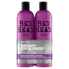 TIGI Bed Head Therapy for Blondes  Duo Pack 750ml 2pk