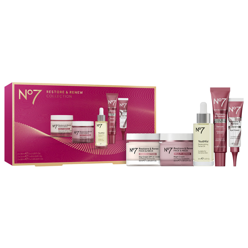 No7 Restore & Renew Set 5pcs