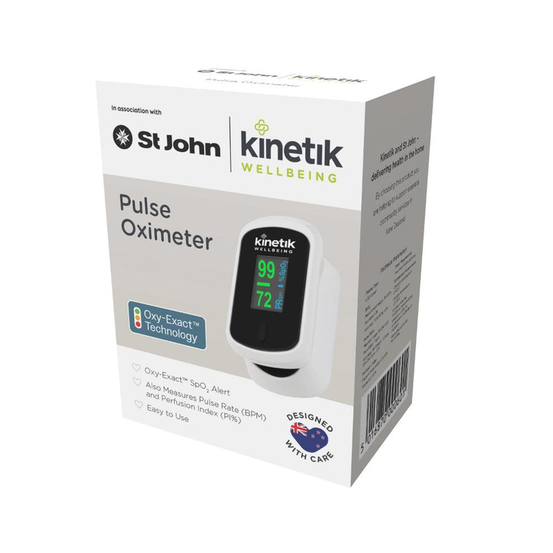 Kinetik Wellbeing Oxy-Exact Finger Pulse Oximeter