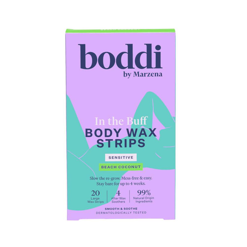 Boddi Coconut Body Wax Strips 20pk