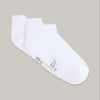 Boody Sport Ankle Socks 34-40 White 1pr