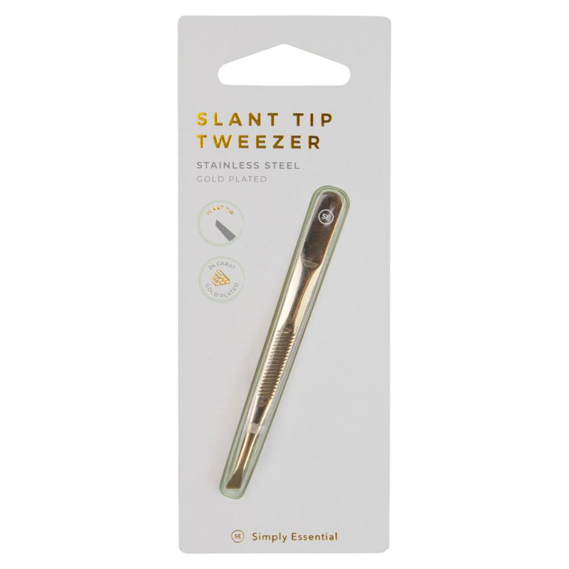 Simply Essential Tweezer Slant Tip Gold
