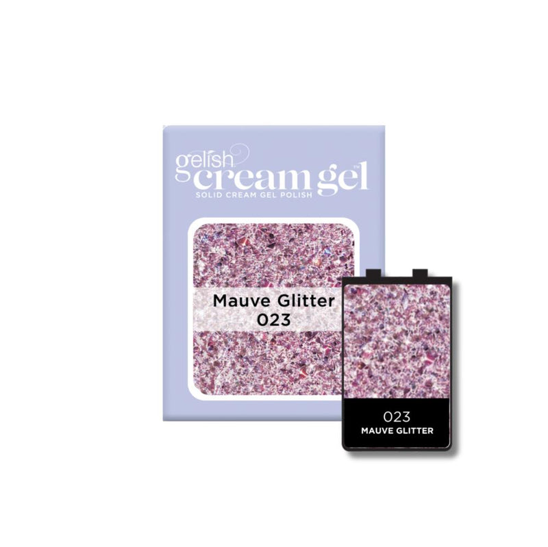 Gelish Cream Gel Individual Pods Mauve Glitter 3.7g