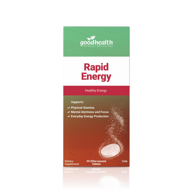 Good Health Rapid Energy Cola Effervescent Tabs 30s