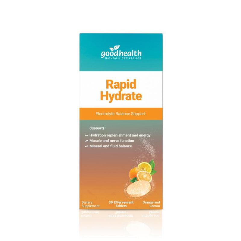 Good Health Rapid Hydrate Orange Lemon Effervescent Tabs 30s