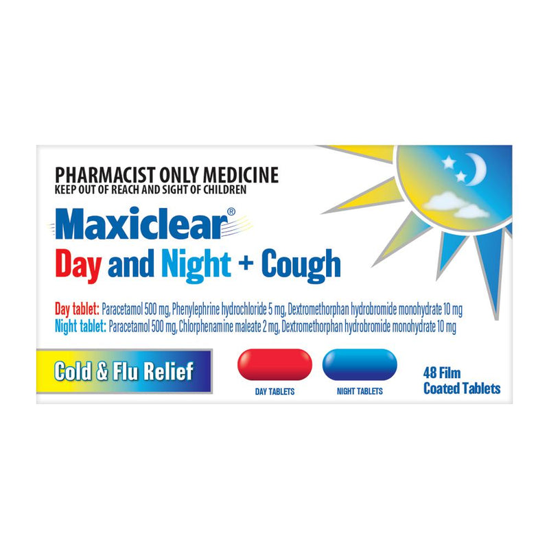 Maxiclear Day and Night + Cough 48s
