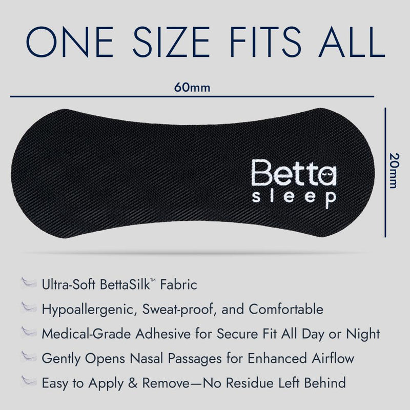 Betta Sleep BettaSilk Nasal Strips 30pk