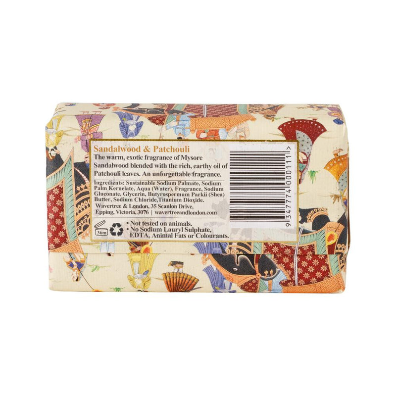 Wavertree & London Soap Sandalwood and Patch 200g