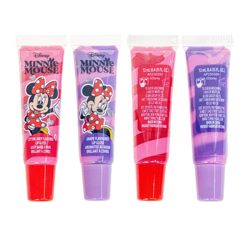 Disney Minnie Mouse Lip Gloss with Purse & Strap Gift Set 4pcs