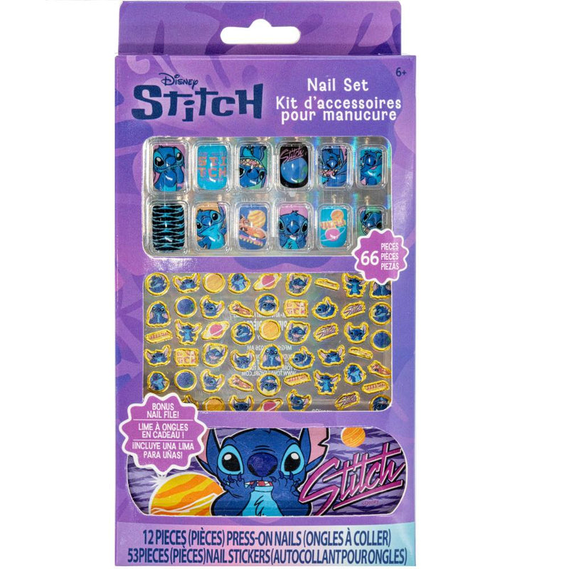 Disney Stitch Press-On Nail Set 66pcs