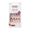 Kiss Acrylic Colour French Nails-Catchy 1pk
