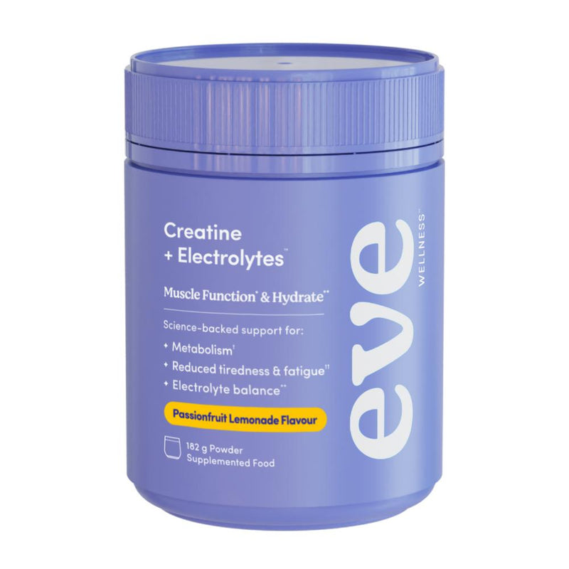 Eve Wellness Creatine + Electrolytes - Passionfruit Lemonade 182g