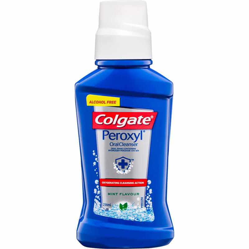 Colgate Peroxyl Oral Cleanser Mint Flavour 236ml – Unichem Pharmacy