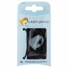Lady Jayne Elastic Snagless Thin Black 18pk