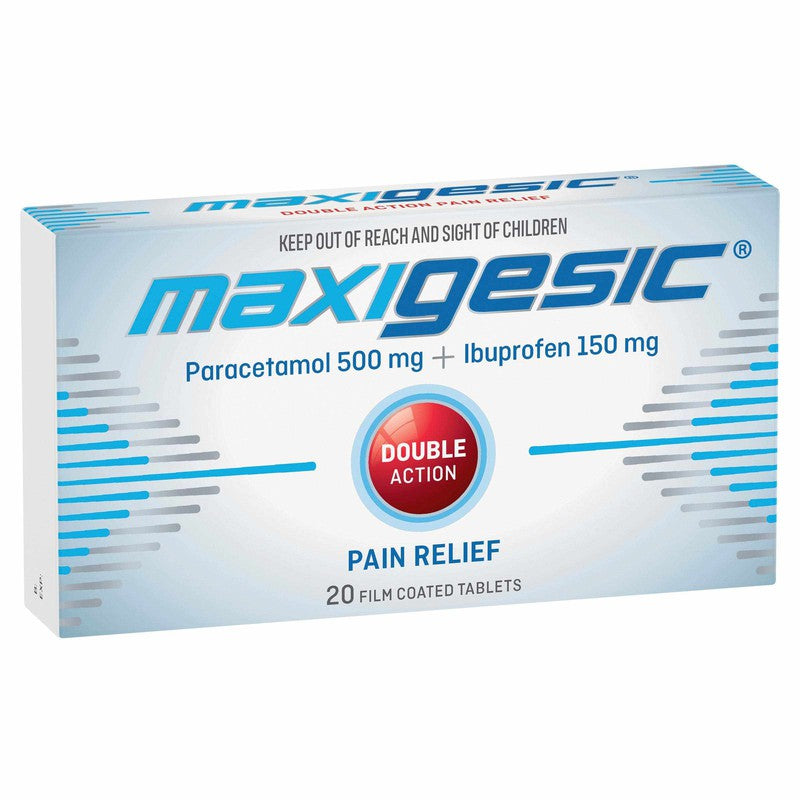Maxigesic Pain Relief Tablets 20s