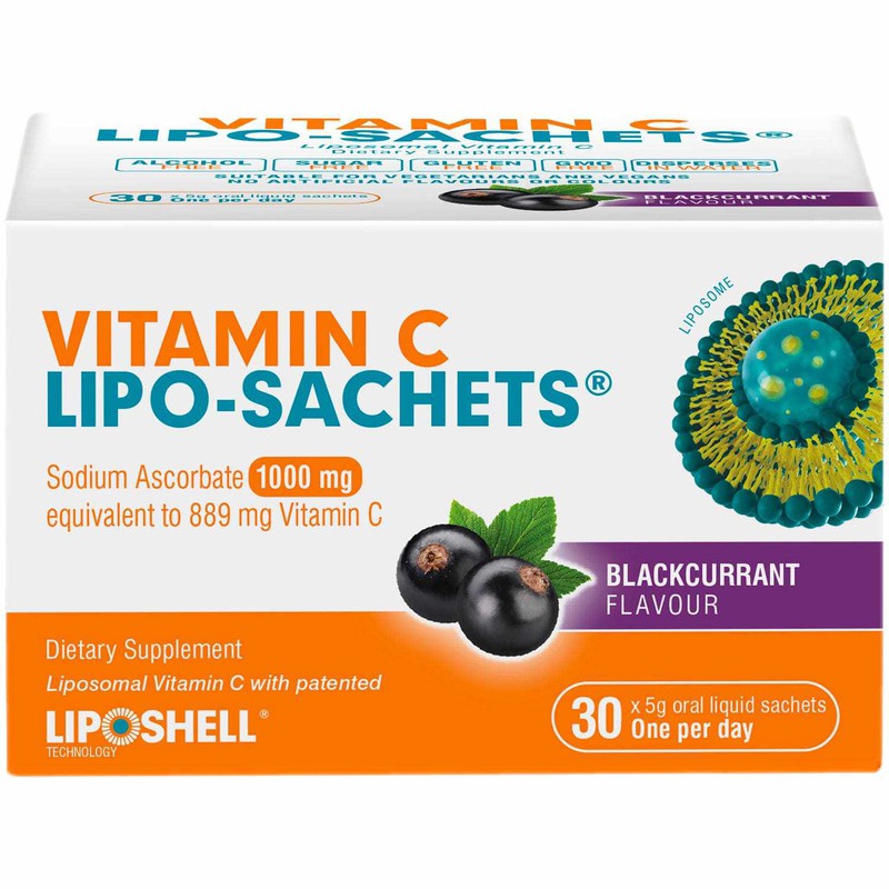 Lipo-Sachet Vitamin C Blackcurrant Sachets 30s Unichem Pharmacy Lipo-Sachet Vitamin C Blackcurrant Sachets 30s Unichem Pharmacy