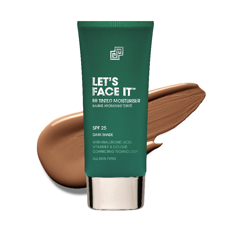 Shake Up Cosmetics Lets Face IT BB Tinted Moisturiser Dark 50ml