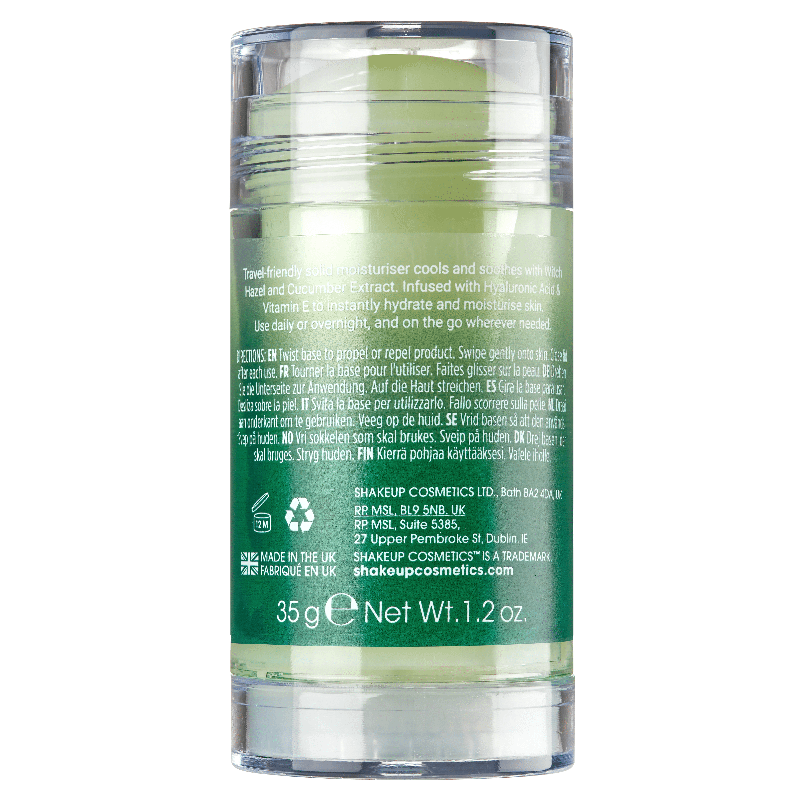 Shake Up Cosmetics Hydrate In A Hurry Moisturiser Stick 35g